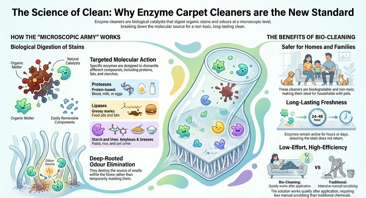 Why Are Enzyme Carpet Cleaners The New Rave